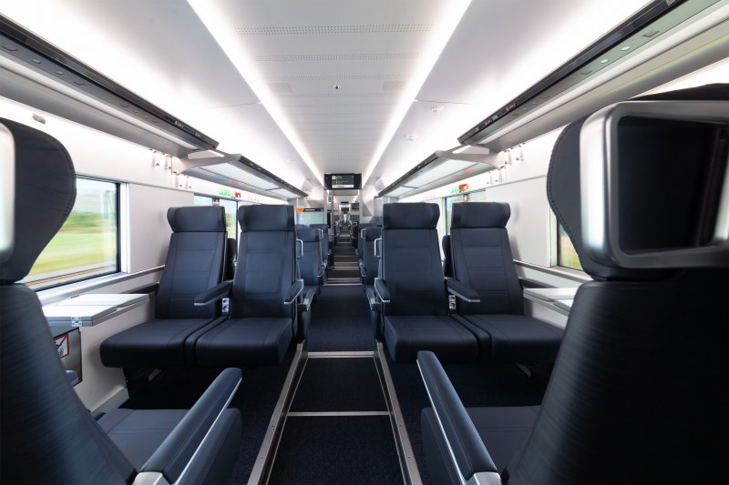 De tweede klas. (Rechten: Westbahn / Stefan Lengsteiner)