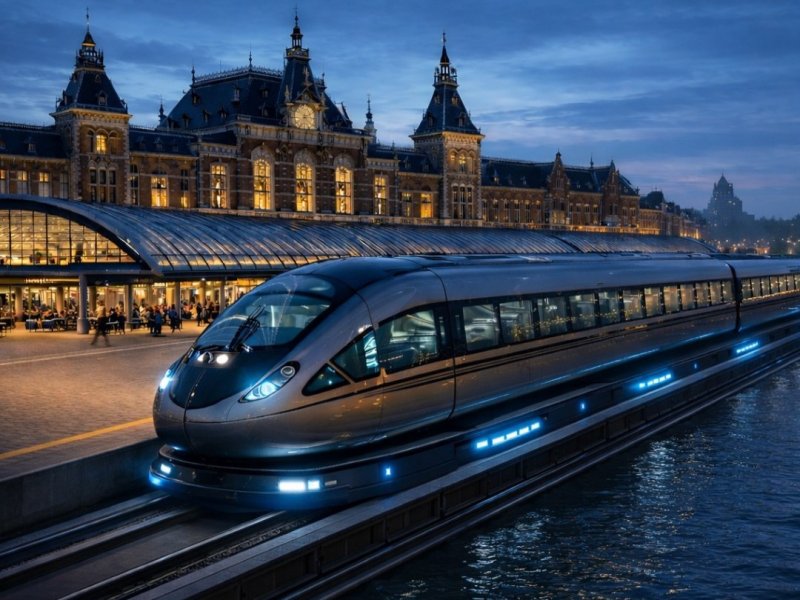 De nieuwe Hovertrain van VolkerRail. (Rechten: VolkerRail)