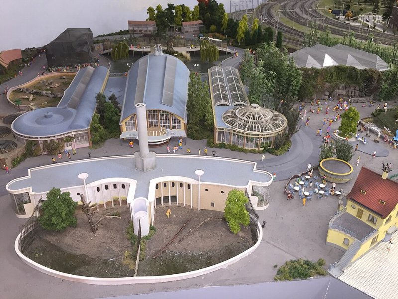 Dierentuin Blijdorp kreeg ook een plekje in Miniworld. (Foto: Erik Zachte (Creative Commons))