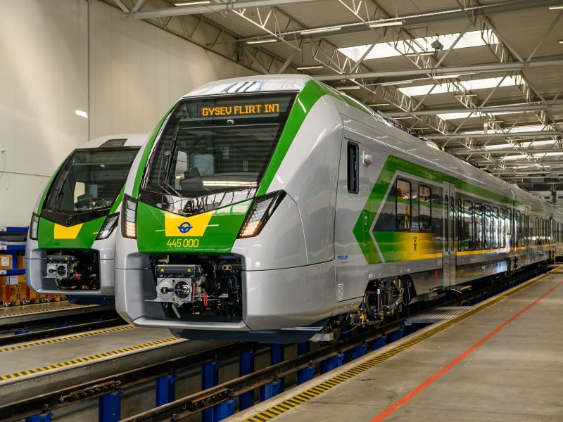 De Hongaarse GYSEV InterCity FLIRT