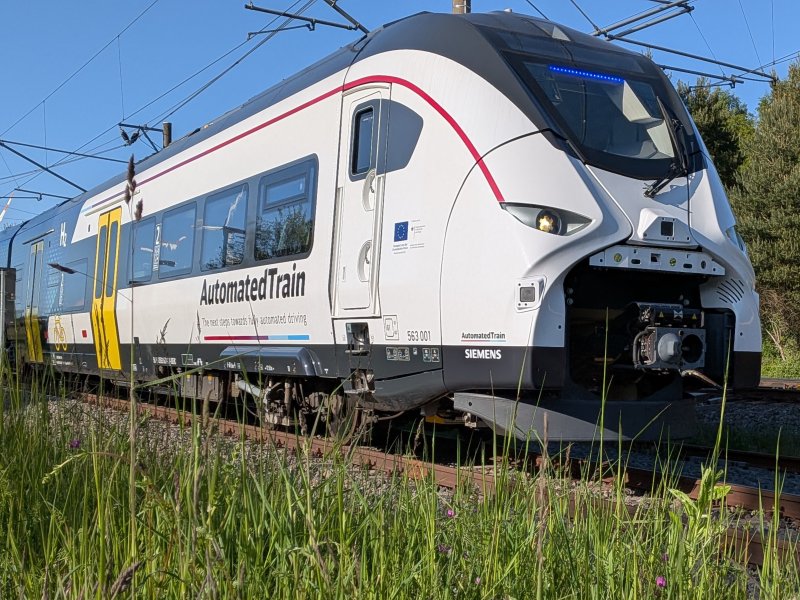 Siemens toont haalbaarheid van volledig autonome trein
