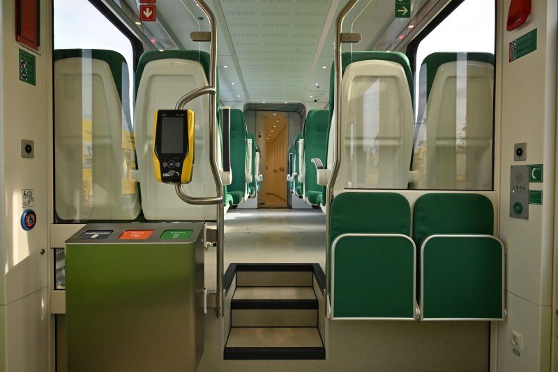 Het hoogteverschil vanwege de draaistellen. (Rechten: Stadler)