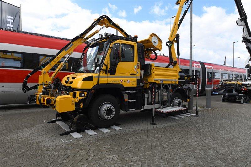 Een KROL-voertuig voor onderhoud aan het spoor. (Rechten: J&uuml;rg D. L&uuml;thard)