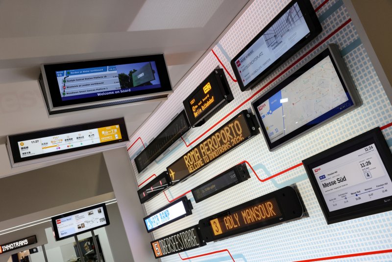 Ook vind je diverse bestemmingsdisplays op de beurs. (Rechten: Messe Berlin GmbH)