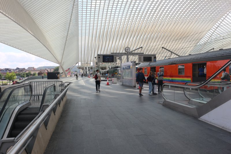 De expositie die eerder ook op station Luik Guillemins plaatsvond, vindt komend weekend plaats in Antwerpen Centraal. (Foto: (c) Treinenweb.nl)