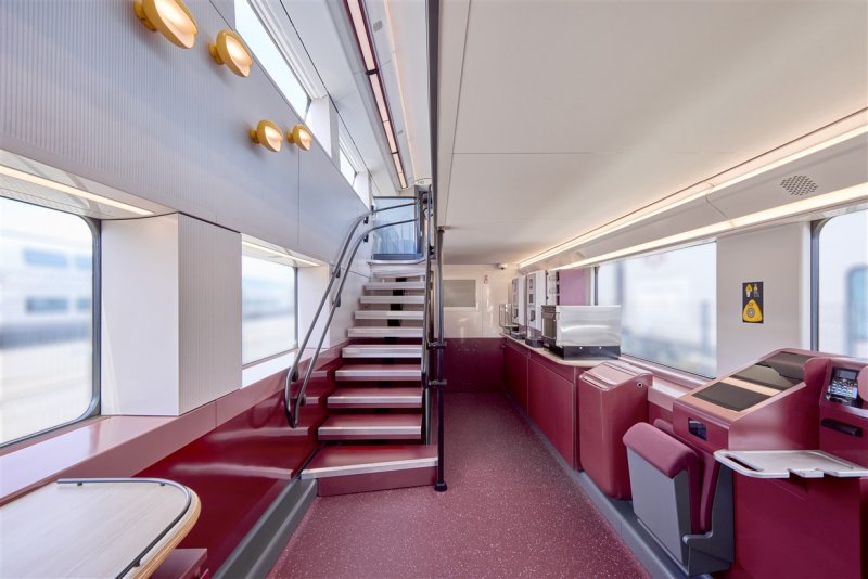 De zelfsbedieningsbistro in de TGV M. (Rechten: SNCF / InOui)