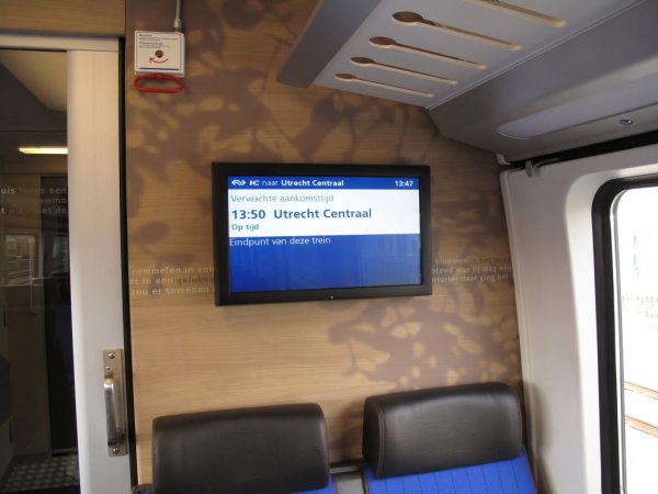 Reizigersinformatie en internet in de trein