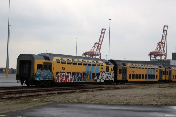 Op zoek naar treinen in de Amsterdamse Westhaven